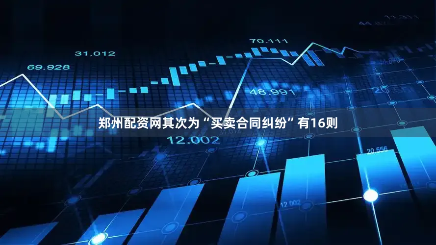 郑州配资网其次为“买卖合同纠纷”有16则